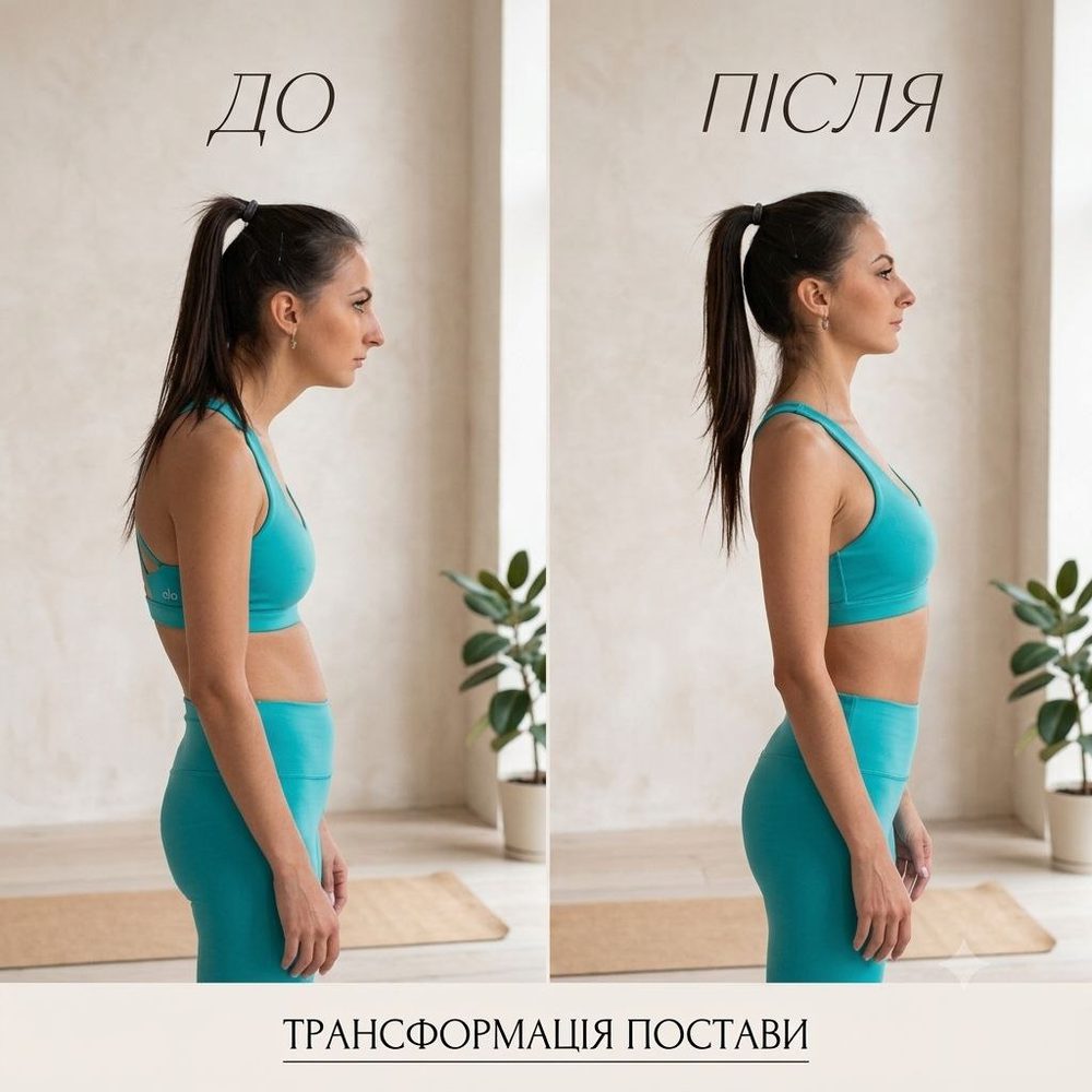 Трансформація постави: до і після